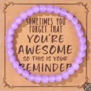 You're Awesome Bracelet 💜 The Daily
Reminder You Needed